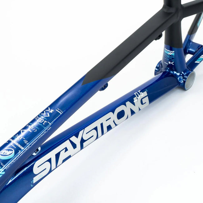 Stay Strong For Life V5 Disc Alloy BMX Race Frame-Navy/Black - 3