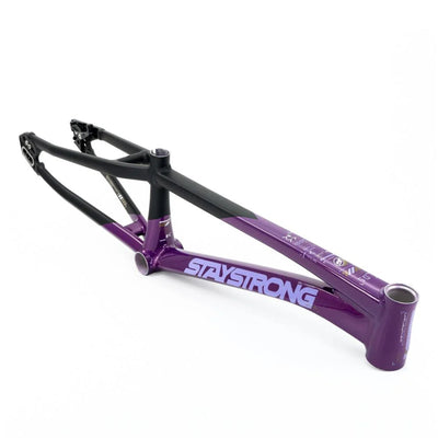 Stay Strong For Life V5 Disc Alloy BMX Race Frame-Purple/Black