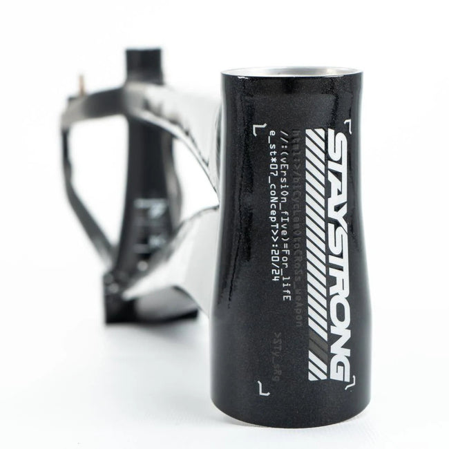 Stay Strong For Life V5 V-Brake Alloy BMX Race Frame-Black/Black - 2