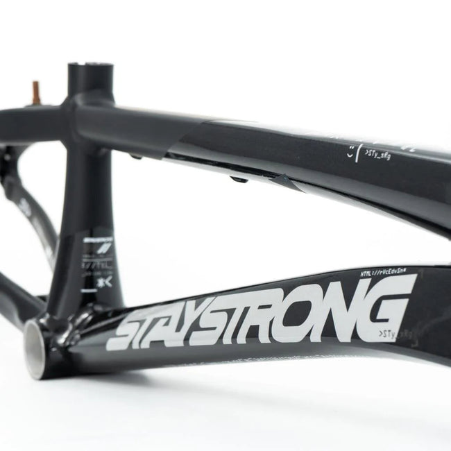Stay Strong For Life V5 V-Brake Alloy BMX Race Frame-Black/Black - 3