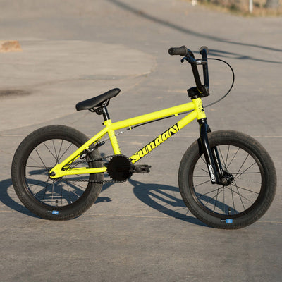 Sunday Blueprint 16" BMX Freestyle Bike 15.5"TT-Yellow