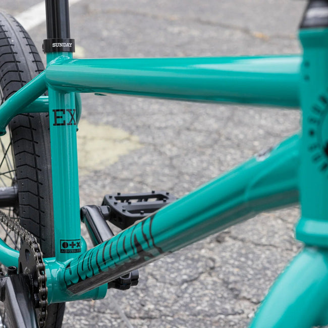 Sunday EX Erik Elstran Signature 21&quot;TT BMX Freestyle Bike-Gloss Billiard Green - 5