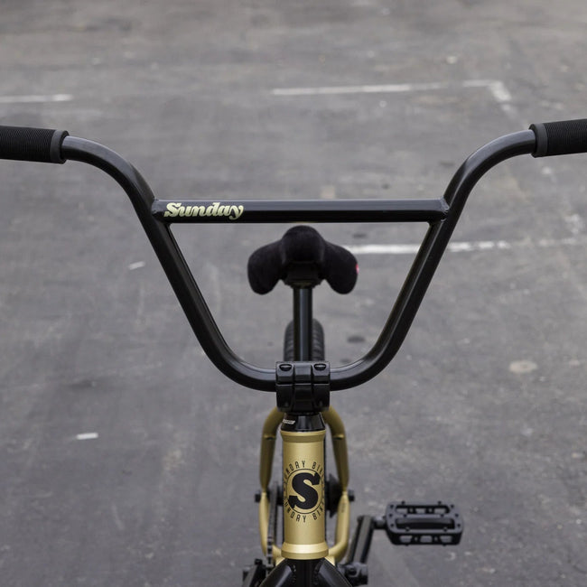 Sunday Forecaster RHD 21&quot;TT BMX Bike-Broc Raiford Signature-Matte Metallic Gold - 2