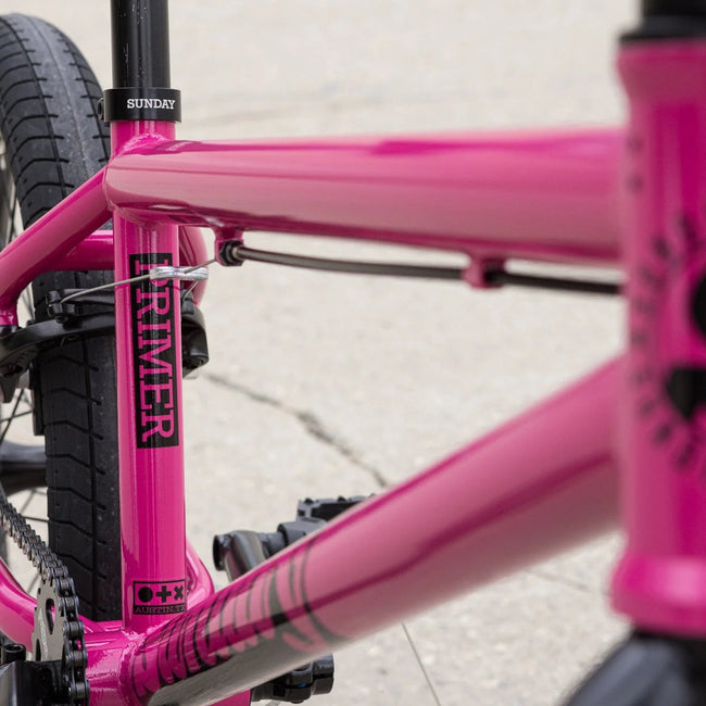 Sunday Primer 20.5&quot;TT BMX Freestyle Bike-Gloss Surf Pink - 6