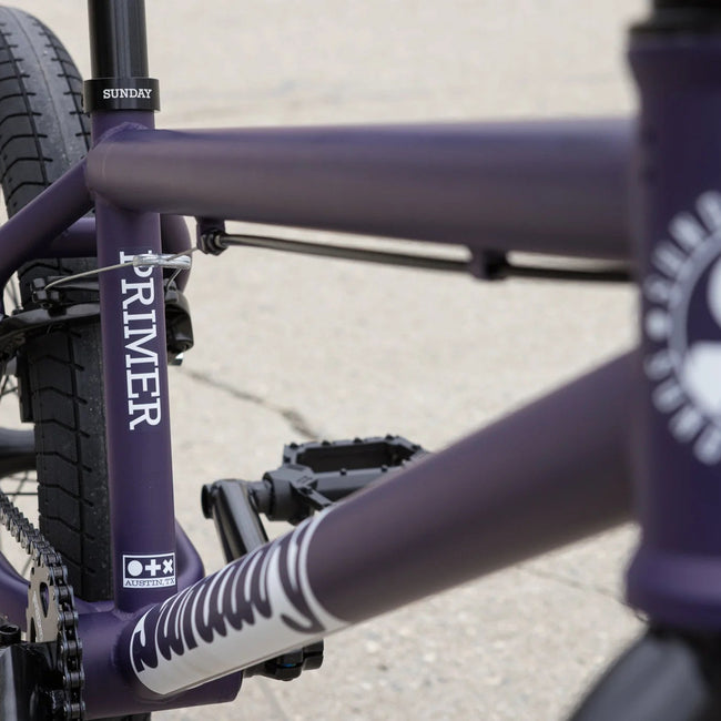 Sunday Primer 21&quot;TT BMX Freestyle Bike-Matte Midnight Purple - 7