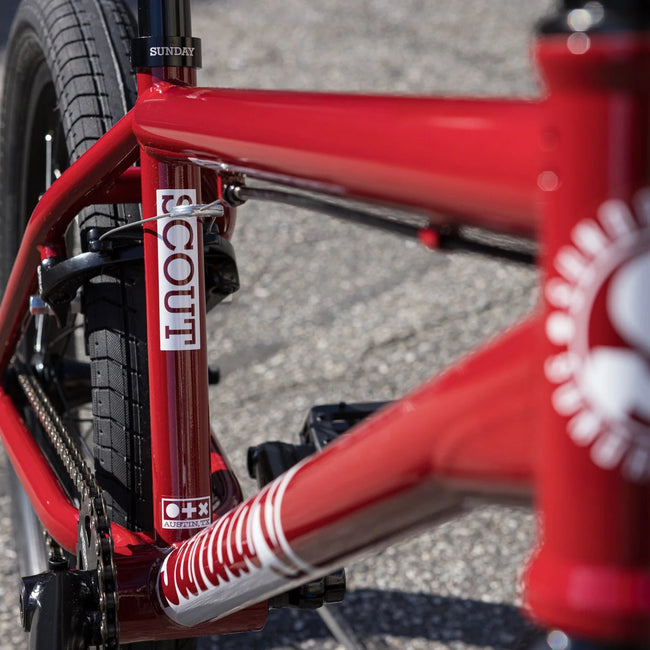 Sunday Scout 21&quot;TT BMX Freestyle Bike-Gloss Maroon - 6