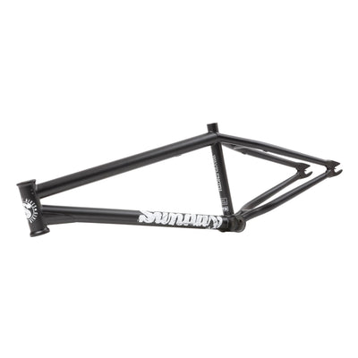 Sunday Wavelength BMX Freestyle Frame-Matte Black