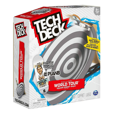 Tech Deck Build-A-Park World Tour Square Robert Bajac-I:PLANB Fingerboard