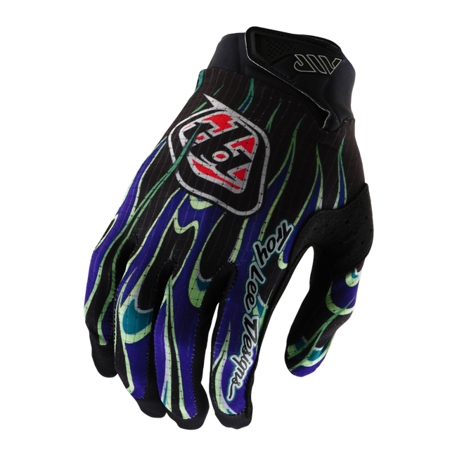Troy Lee Designs Air BMX Race Gloves-Torched Black/Purple - 1