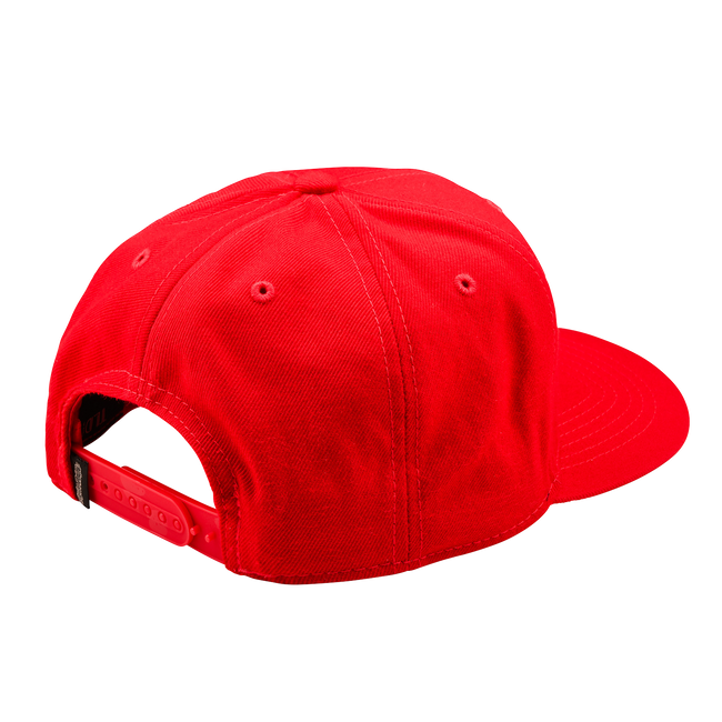 Troy Lee Designs Curved Bill Snapback Hat-OSFM-Badge Team Red - 2