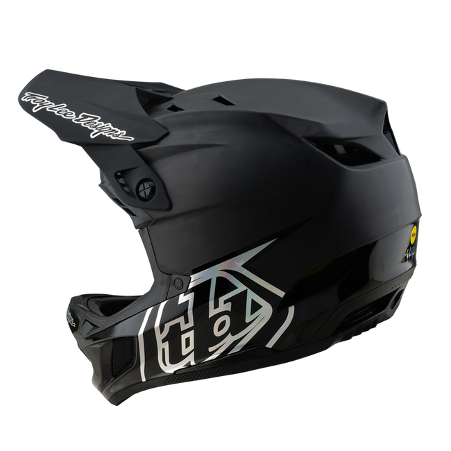 Troy Lee Designs D4 Carbon MIPS BMX Race Helmet-Stealth Black - 3