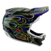Troy Lee Designs D4 Carbon MIPS BMX Race Helmet-Torched Black/Purple - 6