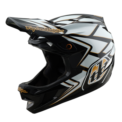 Troy Lee Designs D4 Composite BMX Race Helmet-Ghostwing White
