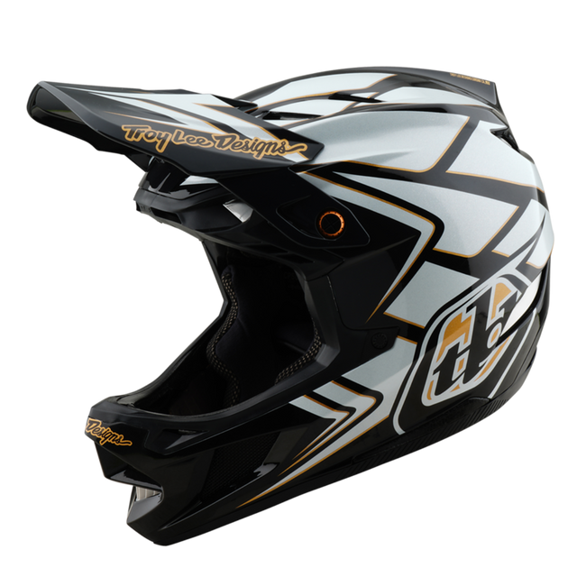 Troy Lee Designs D4 Composite BMX Race Helmet-Ghostwing White - 1