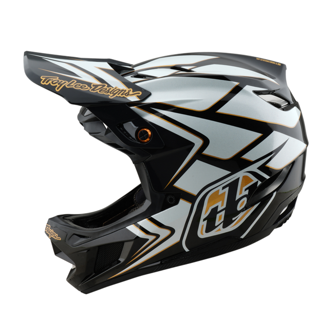 Troy Lee Designs D4 Composite BMX Race Helmet-Ghostwing White - 2