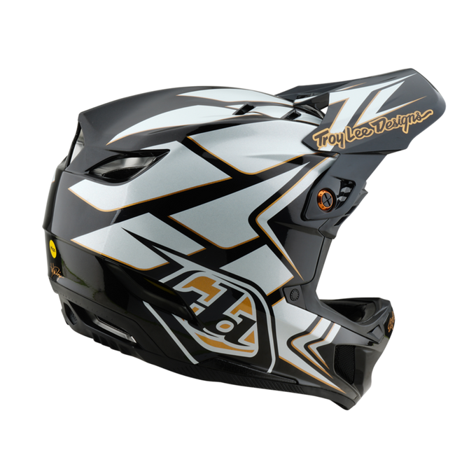 Troy Lee Designs D4 Composite BMX Race Helmet-Ghostwing White - 5