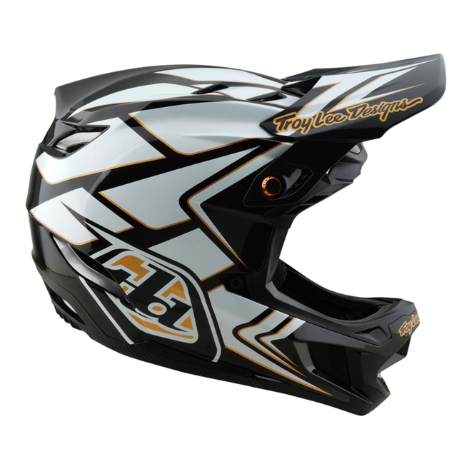 Troy Lee Designs D4 Composite BMX Race Helmet-Ghostwing White - 6