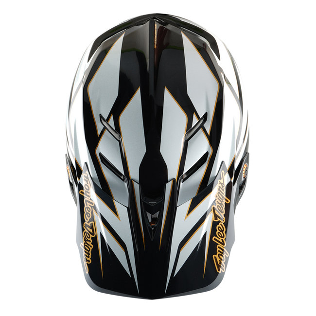 Troy Lee Designs D4 Composite BMX Race Helmet-Ghostwing White - 8