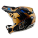Troy Lee Designs D4 Composite BMX Race Helmet-Royalty Black/Gold - 3