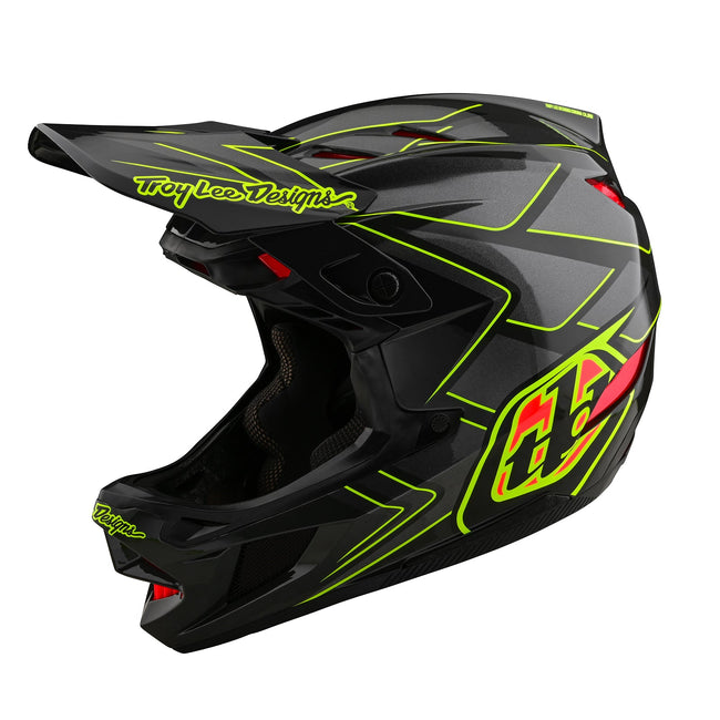 Troy Lee Designs D4 Composite Limited Edition BMX Race Helmet-Ghostwing Gray - 7