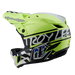 Troy Lee Designs D4 Polyacrylite MIPS BMX Race Helmet-Fifty-50 Navy/Glo Yellow - 3
