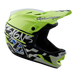Troy Lee Designs D4 Polyacrylite MIPS BMX Race Helmet-Fifty-50 Navy/Glo Yellow - 7