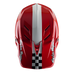 Troy Lee Designs D4 Polyacrylite MIPS BMX Race Helmet-Fifty-50 White/Red - 8