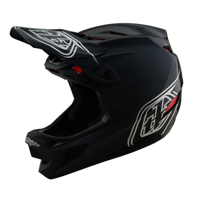 Troy Lee Designs D4 Polyacrylite MIPS BMX Race Helmet-Shadow Black