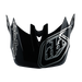 Troy Lee Designs D4 Polyacrylite MIPS BMX Race Helmet-Shadow Black - 9
