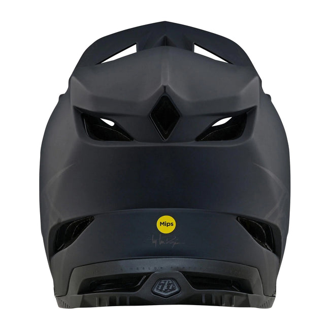 Troy Lee Designs D4 Polyacrylite MIPS BMX Race Helmet-Stealth Black - 4