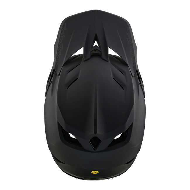 Troy Lee Designs D4 Polyacrylite MIPS BMX Race Helmet-Stealth Black - 8