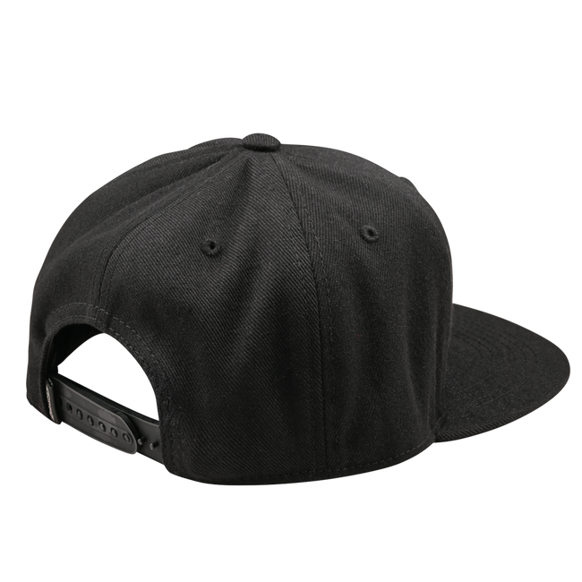 Troy Lee Designs Flat Bill Snapback Hat-OSFM-Factory Black - 2