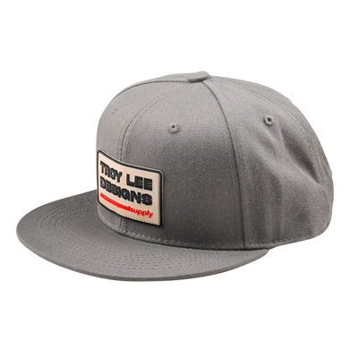 Troy Lee Designs Flat Bill Snapback Hat-OSFM-Factory Smoke Blue