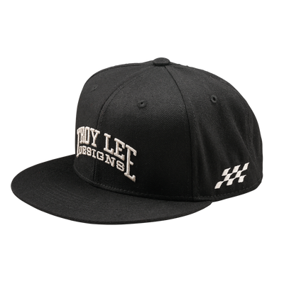 Troy Lee Designs Flat Bill Snapback Hat-OSFM-Scholar Black