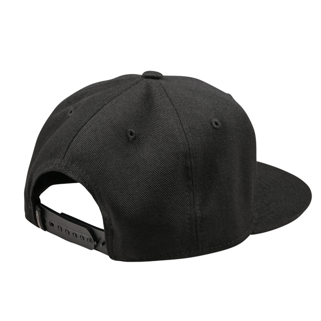 Troy Lee Designs Flat Bill Snapback Hat-OSFM-Signature Black - 2