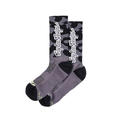 Troy Lee Designs Performance Crew Socks-Scrubland Black