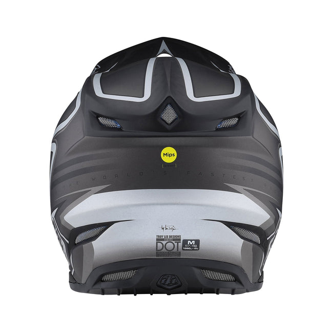 Troy Lee Designs SE5 Carbon MIPS BMX Race Helmet-Lines Black - 4