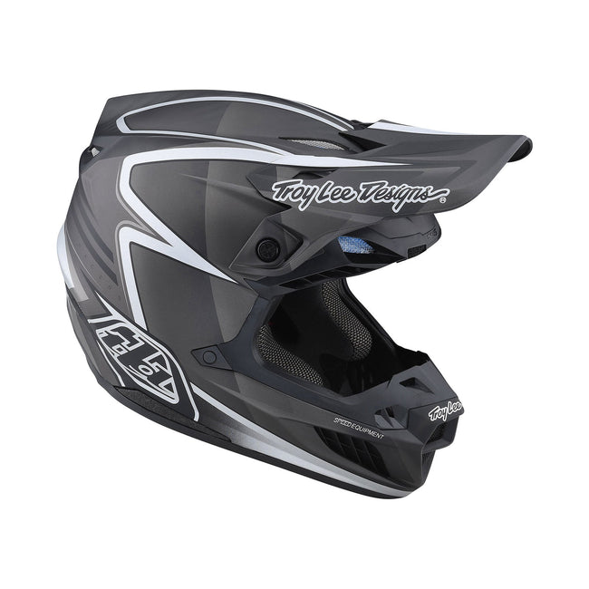 Troy Lee Designs SE5 Carbon MIPS BMX Race Helmet-Lines Black - 7