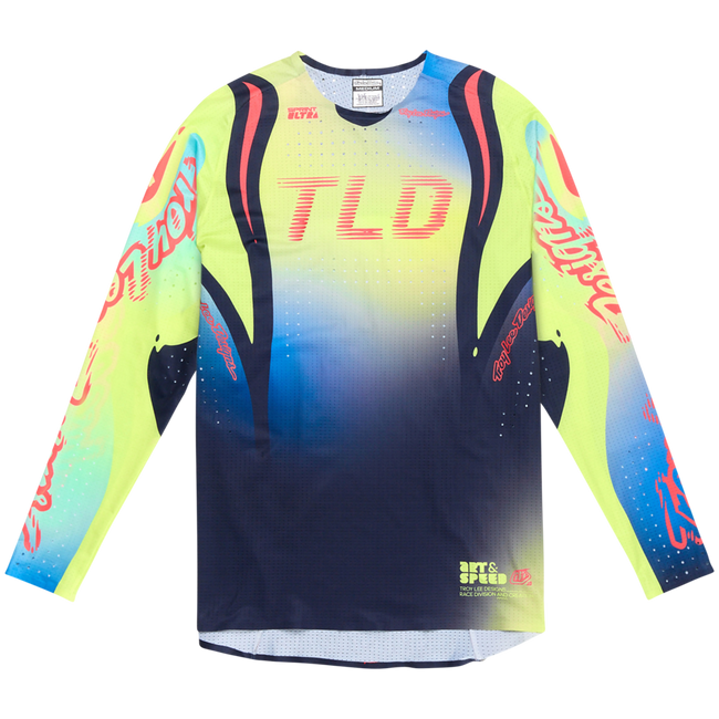Troy Lee Designs Sprint Ultra BMX Race Jersey-Drip Glo Yellow - 1
