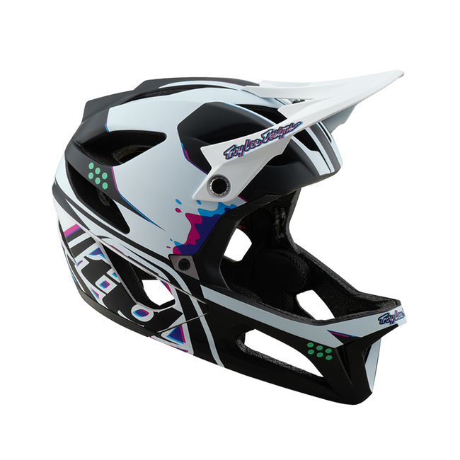 Troy Lee Designs Stage MIPS BMX Race Helmet-Trooper White - 7