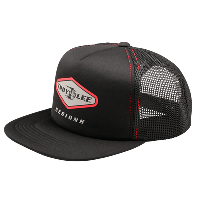 Troy Lee Designs Trucker Snapback Hat-OSFM-Carb Black