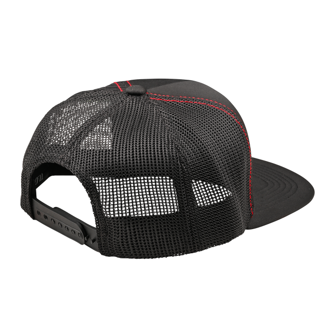 Troy Lee Designs Trucker Snapback Hat-OSFM-Carb Black - 2