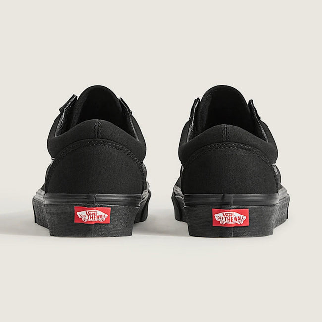 Vans Old Skool Canvas Shoes-Black/Black - 3