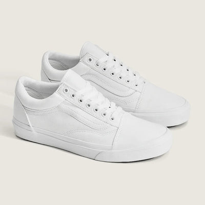 Vans Old Skool Canvas Shoes-True White