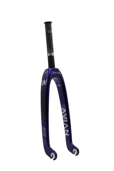 Avian Versus Youth Carbon BMX Fork-20"x1"-Semi Gloss Purple Evo