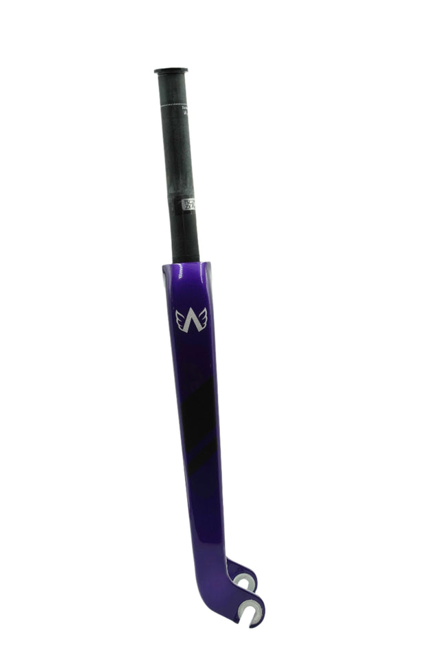 Avian Versus Youth Carbon BMX Fork-20&quot;x1&quot;-Semi Gloss Purple Evo - 2