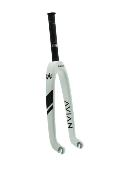 Avian Versus Youth Carbon BMX Fork-20"x1"-Semi Gloss White Evo