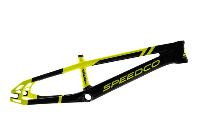 Speedco Velox Evo Carbon BMX Race Frame-Neon Yellow - 2