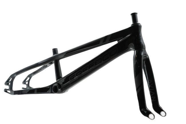SpeedCo Velox Evo Carbon BMX Race Frame-Stealth Black - 5