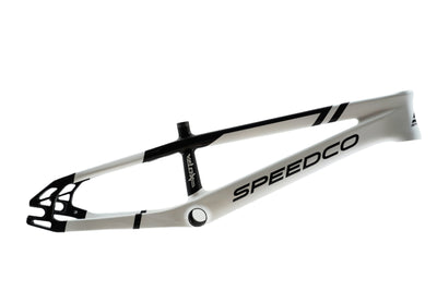 Speedco Velox Evo Carbon BMX Race Frame-Semi Gloss White